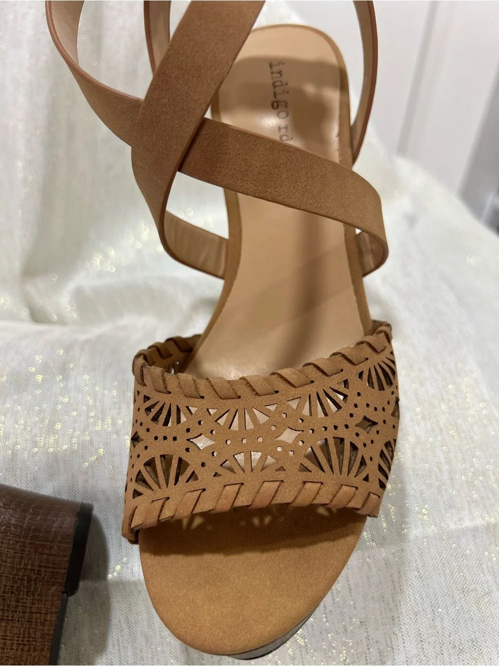 Indigo stylish tan